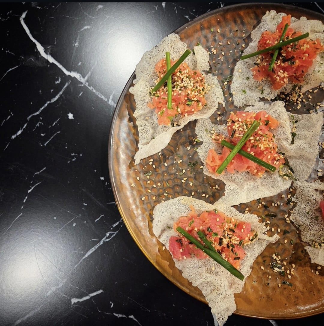 Elevated seafood dish crafted for the lounge experience